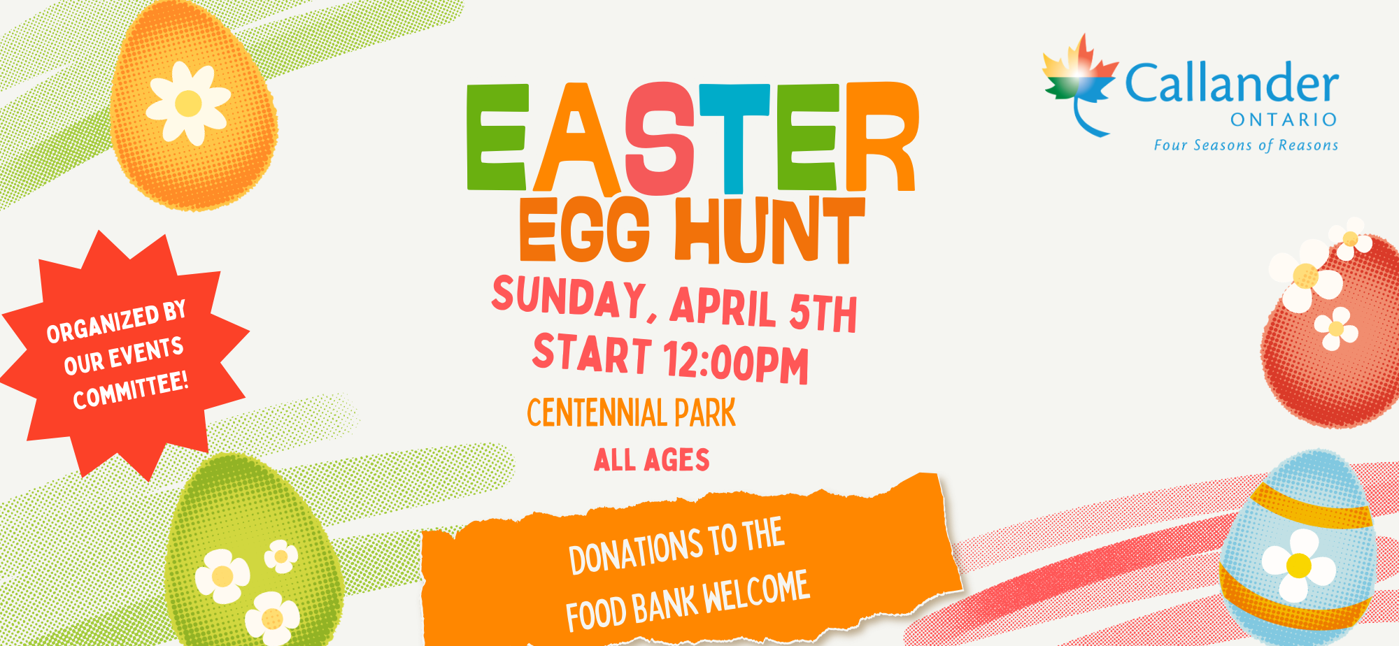 🌷🐣 Hop on over, Callander! 🐣🌷